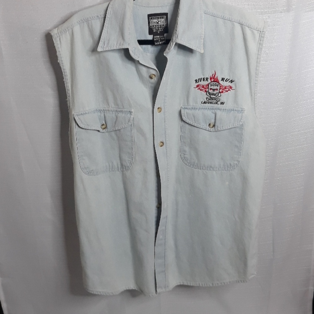 Laughlin River Run 2004 sleeveless button-up